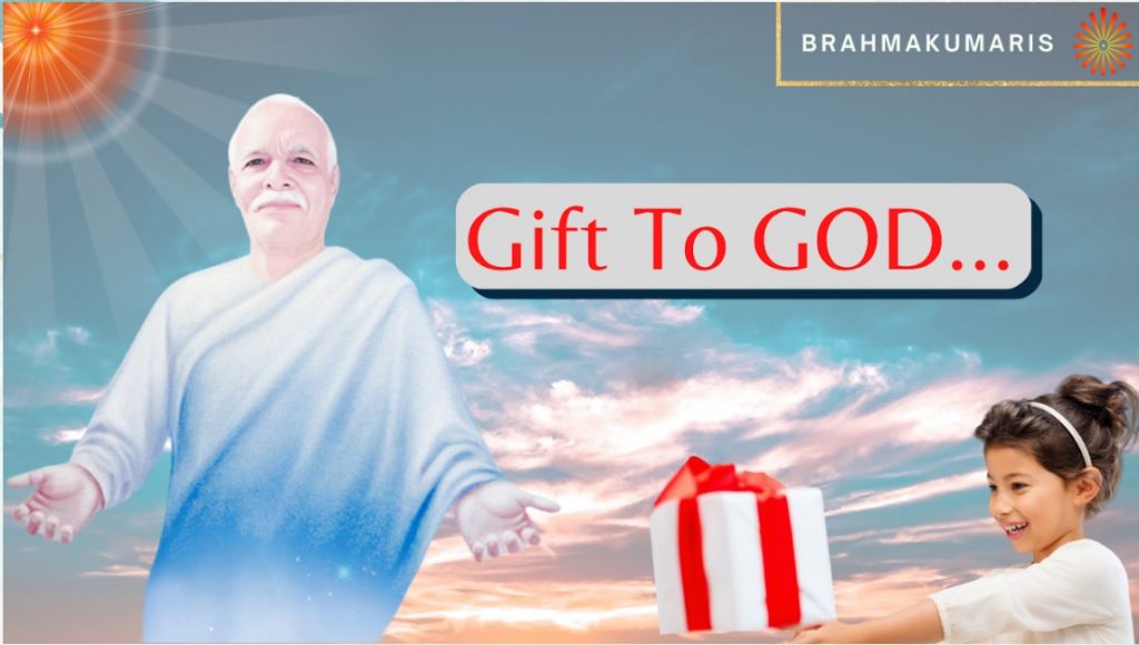 माय गिफ्ट टू गॉड” (मेरा उपहार परमात्मा को) हेल्प डेस्क की शुरुआत ....