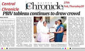 25.1 Chronical Central Chronicle Bhilai 16-2-20 Shivratri Mahotsav News (4)